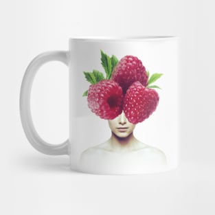 Raspberry head portrait Mug